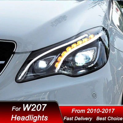 Phares LED Mercedes Classe E W207 2010-2017 - packshot studio - Becquet Voiture