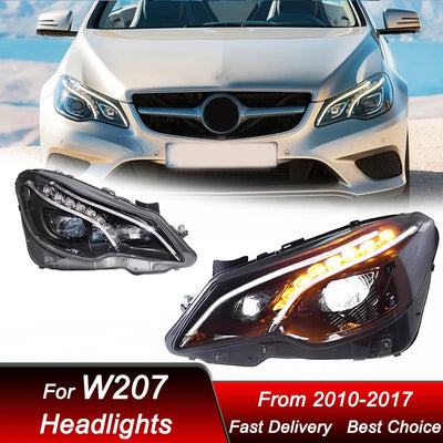 Phares LED Mercedes Classe E W207 2010-2017 - vue arrière - Becquet Voiture