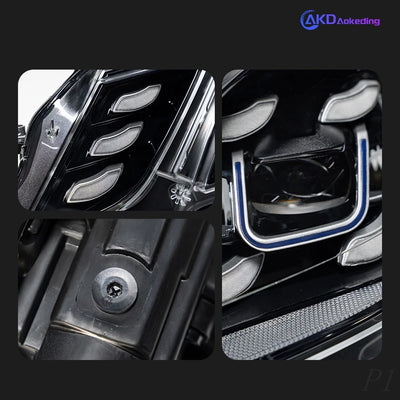 Phares LED Mercedes Classe E W212 2009-2013 - packshot studio - Becquet Voiture