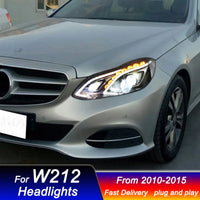 LED-Scheinwerfer Mercedes E-Klasse W212 2010–2015 - Vorderansicht - Becquet Voiture