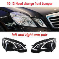LED-Scheinwerfer Mercedes E-Klasse W212 2010–2015 - Nahansicht - Becquet Voiture