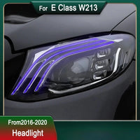Phares LED Mercedes Classe E W213 2016-2020 DRL Dynamique AMG - vue arrière - Becquet Voiture