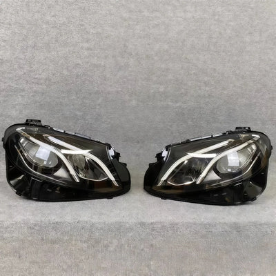 Phares LED Mercedes Classe E W213 2016-2020 - vue de profil - Becquet Voiture