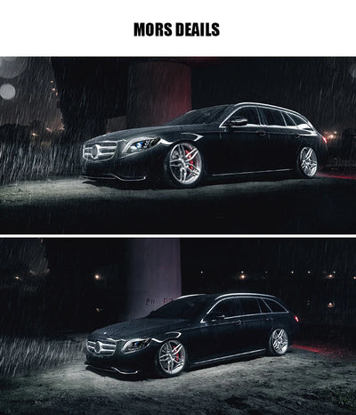 Phares LED Mercedes Classe E W213 2016-2021 AMG - installé sur véhicule - Becquet Voiture