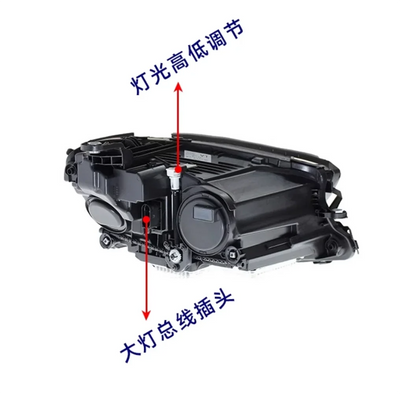 Phares LED Mercedes Classe E W213 E260 E300 2021 DRL Clignotant - installé sur véhicule - Becquet Voiture