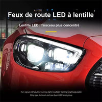 Phares LED Mercedes Classe E W213 E260 E300 2021 DRL Clignotant - vue arrière - Becquet Voiture