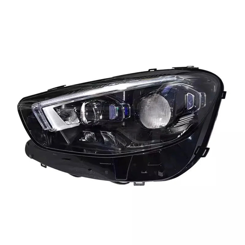 Phares LED Mercedes Classe E W213 E260 E300 2021 DRL Clignotant - vue de face - Becquet Voiture