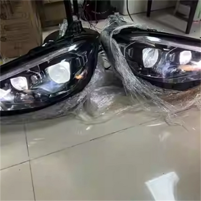 Phares LED Mercedes Classe E W213 E260 E300L Modifié DRL - vue de profil - Becquet Voiture