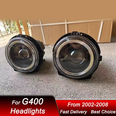 Phares LED Mercedes Classe G W463 2002-2008 - installé sur véhicule - Becquet Voiture