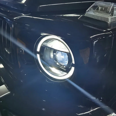 Phares LED Mercedes Classe G W463 W464 2007-2024 - installé sur véhicule - Becquet Voiture
