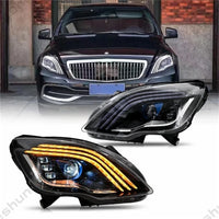 LED-Scheinwerfer Mercedes R-Klasse W251 R300 R500 2011–2017 - Vorderansicht - Becquet Voiture