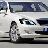Phares LED Mercedes Classe S W221 2006-2013 (réf. 2) - installé sur véhicule - Becquet Voiture