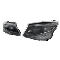 LED-Scheinwerfer Mercedes V-Klasse W447 V220 2015–2023 - am Fahrzeug montiert - Becquet Voiture