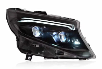 Phares LED Mercedes Classe V W447 V220 2015-2023 - packshot studio - Becquet Voiture