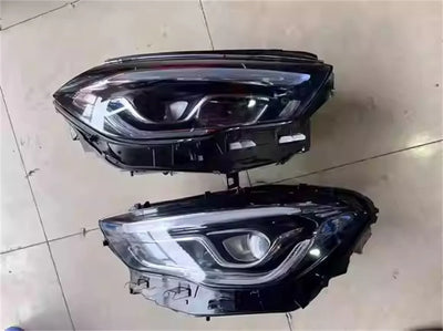 Phares LED Mercedes GLA 2021-2024 DRL Diurne Clignotant AMG - vue de face - Becquet Voiture