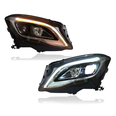 Phares LED Mercedes GLA C180 C200 C220 2015-2019 - détail du montage - Becquet Voiture
