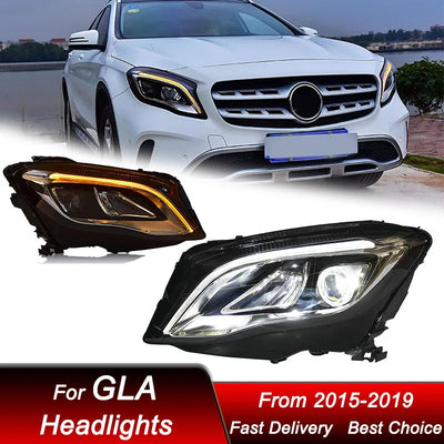Phares LED Mercedes GLA X156 2015-2020 - packshot studio - Becquet Voiture