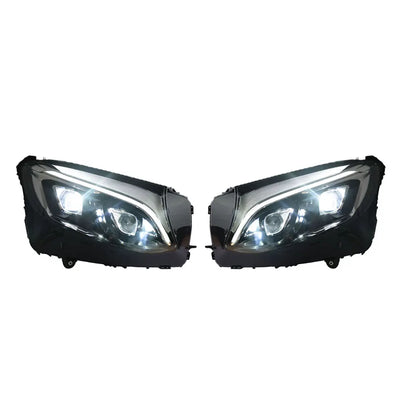 Phares LED Mercedes GLC W253 2016-2019 - détail du montage - Becquet Voiture