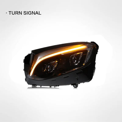 Phares LED Mercedes GLC W253 2016-2019 - installé sur véhicule - Becquet Voiture
