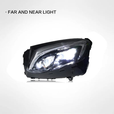 Phares LED Mercedes GLC W253 2016-2019 - vue de trois-quarts - Becquet Voiture