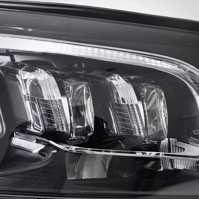Phares LED Mercedes GLS X166 X167 2016-2024 - installé sur véhicule - Becquet Voiture