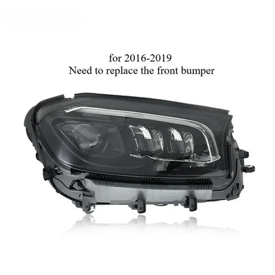 Phares LED Mercedes GLS X166 X167 2016-2024 - vue rapprochée - Becquet Voiture