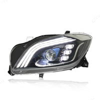 LED Headlights Mercedes ML W166 2012-2015 AMG Projector Lens - rear view - Becquet Voiture