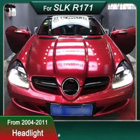 Phares LED Mercedes SLK R171 SLK200 SLK300 2004-2011 DRL - packshot studio - Becquet Voiture
