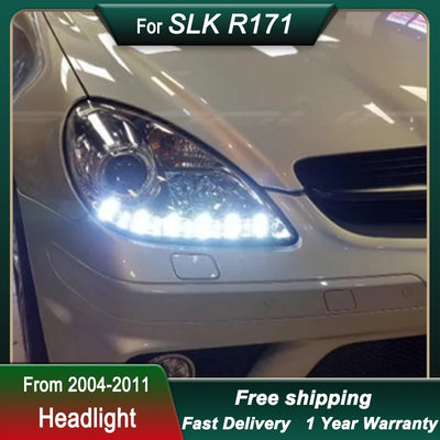 Phares LED Mercedes SLK R171 SLK200 SLK300 2004-2011 DRL - vue arrière - Becquet Voiture