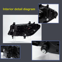 LED Headlights Mercedes Sprinter W907 2018-2023 Maybach Style - fitted on vehicle - Becquet Voiture