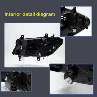 Phares LED Mercedes Sprinter W907 2018-2023 (réf. 2) - installé sur véhicule - Becquet Voiture