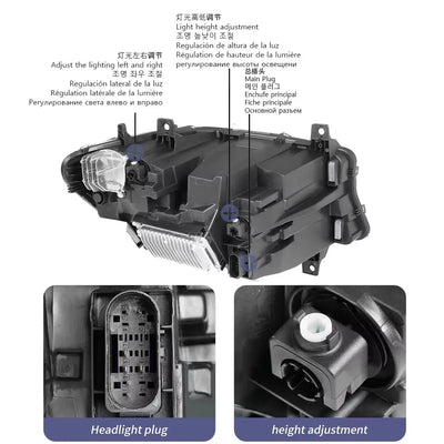 Phares LED Mercedes Sprinter W907 W910 2019-2023 - vue arrière - Becquet Voiture