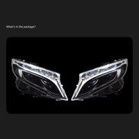 LED Headlights Mercedes Vito 2013-2019 - fitted on vehicle - Becquet Voiture