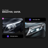 LED Headlights Mercedes Vito 2013-2019 - side view - Becquet Voiture
