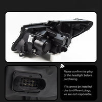 LED Headlights Mercedes Vito 2013-2019 - three-quarter view - Becquet Voiture