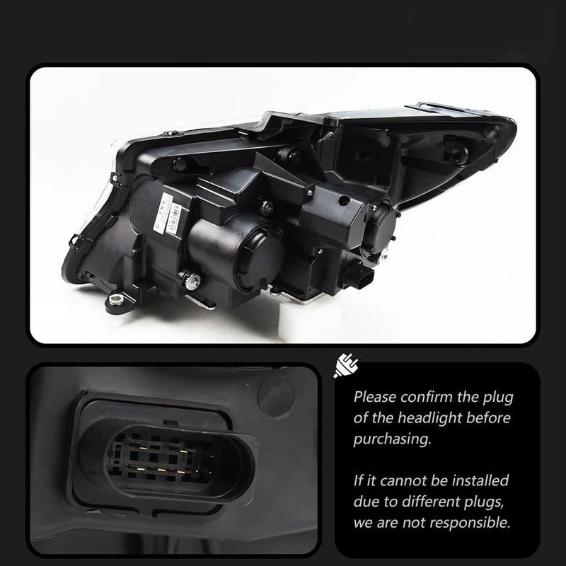 LED Headlights Mercedes Vito 2013-2019 - three-quarter view - Becquet Voiture