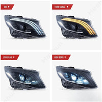 LED-Scheinwerfer Mercedes Vito V-Klasse V250 V260 W447 Maybach - am Fahrzeug montiert - Becquet Voiture