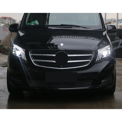Phares LED Mercedes Vito Metris 2016-2023 - installé sur véhicule - Becquet Voiture