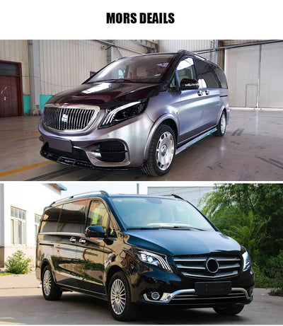 Phares LED Mercedes Vito V-Class W447 Look Maybach - vue de trois-quarts - Becquet Voiture