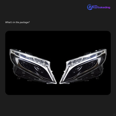 Phares LED Mercedes Vito W447 2015-2022 - installé sur véhicule - Becquet Voiture