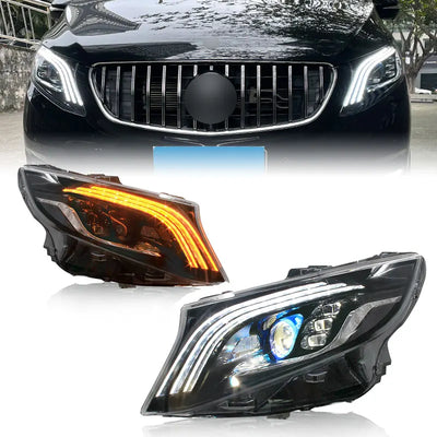 Phares LED Mercedes Vito W447 2016-2020 - vue arrière - Becquet Voiture