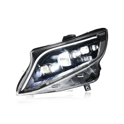 Phares LED Mercedes Vito W447 2016-2023 Feux Jour Clignotant - installé sur véhicule - Becquet Voiture