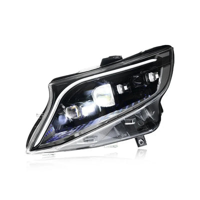 Phares LED Mercedes Vito W447 2016-2023 Feux Jour Clignotant - vue de trois-quarts - Becquet Voiture