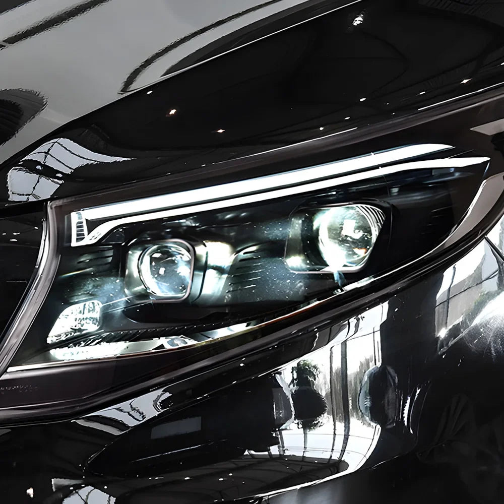 Phares LED Mercedes Vito W447 2016-2023 Nouveau Style - vue de face - Becquet Voiture