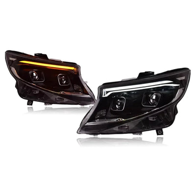 Phares LED Mercedes Vito W447 2016-2023 - packshot studio - Becquet Voiture