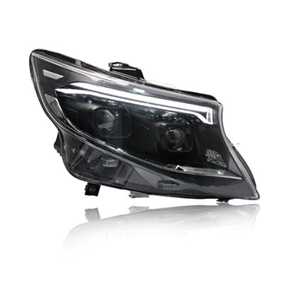 Phares LED Mercedes Vito W447 2016-2023 (réf. 2) - vue de profil - Becquet Voiture