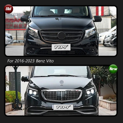 Phares LED Mercedes Vito W447 2016-2023 - vue arrière - Becquet Voiture