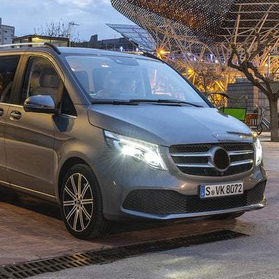 Phares LED Mercedes Vito W447 Classe V 2016-2023 Look Premium - packshot studio - Becquet Voiture