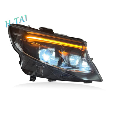 Phares LED Mercedes Vito W447 Metris Animation Démarrage - vue arrière - Becquet Voiture