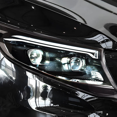 Phares LED Mercedes Vito W447 Metris Classe V 2016-2023 - installé sur véhicule - Becquet Voiture